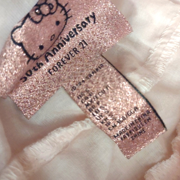 Hello Kitty Pastel Sweet Ballet Pink Embroidered Ruffle Skirt Y2K Kawaii Anime - Picture 2 of 5